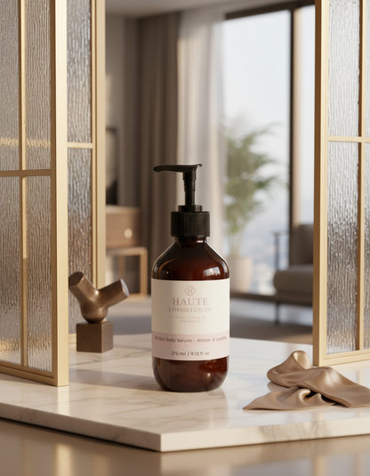 Silk Skin Body Serum - Amber & Leather
